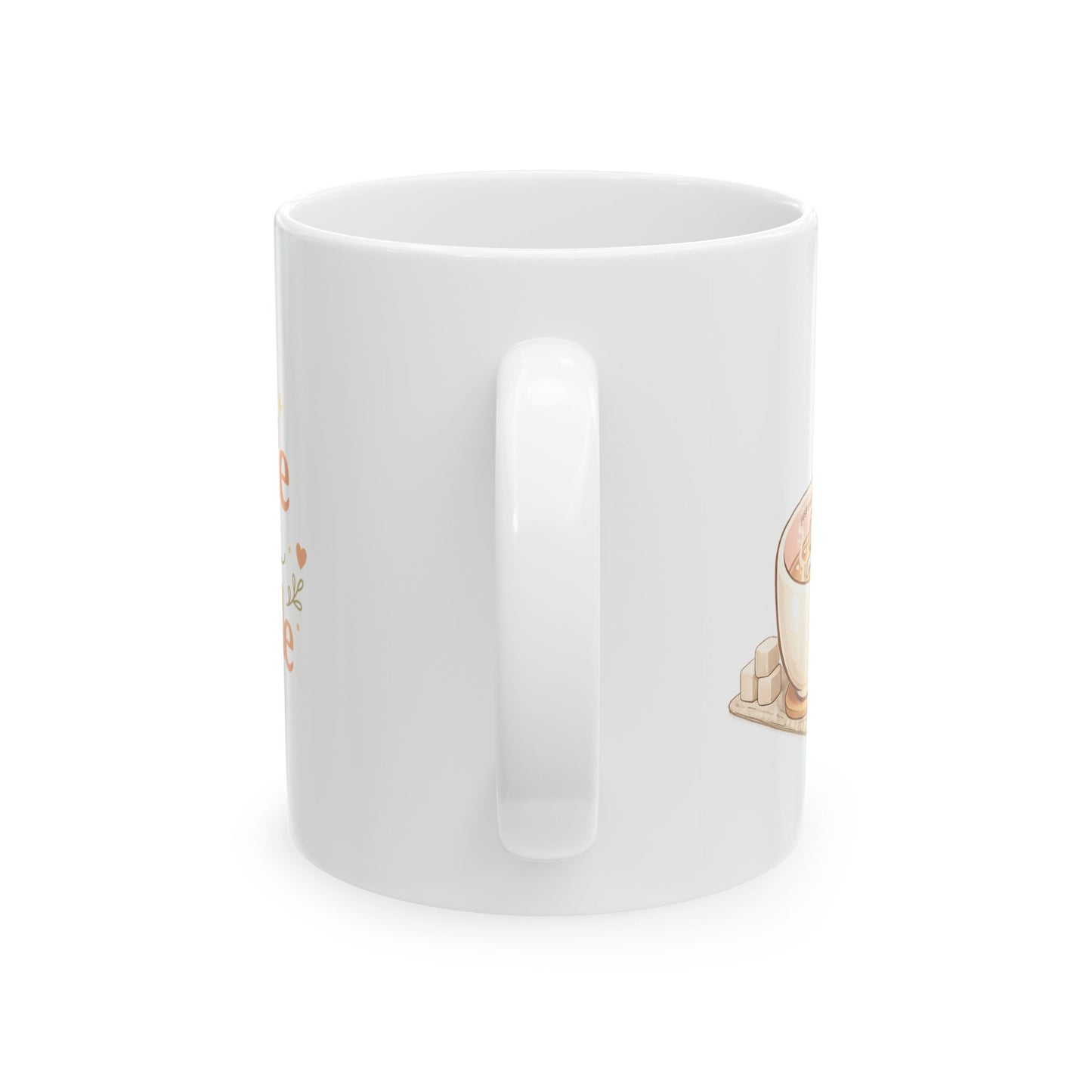 Inspirational Coffee Mug – 'With Quiet Confidence, I Carry On' Ceramic Tea Cup (11oz/15oz)